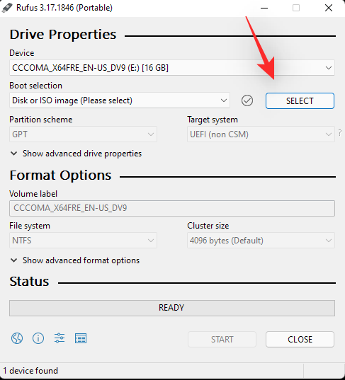 创建 Windows 11 可启动 USB 驱动器时如何在 Rufus 中禁用 TPM 和安全启动