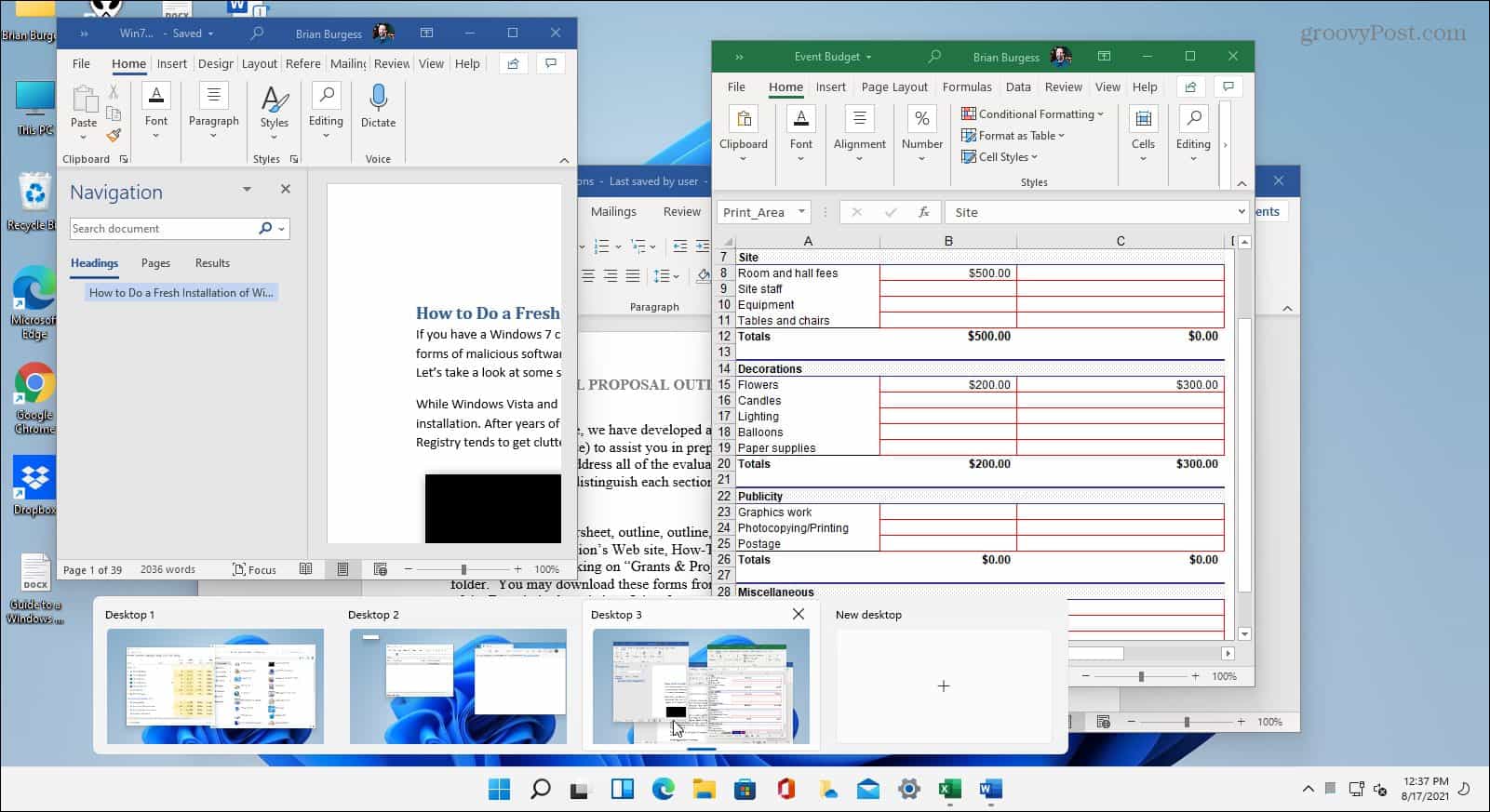 如何在 Windows 11 中使用分屏