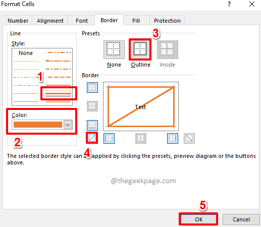 如何在 Microsoft Excel 中插入对角线?