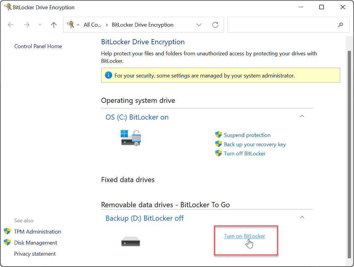 如何在 Windows 11 上启用和使用 BitLocker？