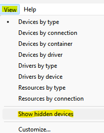 如何查看隐藏设备并管理它们的方法(Windows 11/10设备管理器)