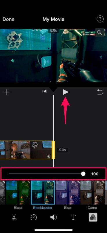 如何在 iPhone 上使用 iMovie 添加视频滤镜