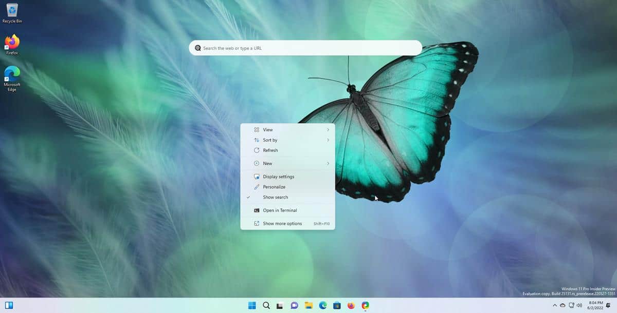 Windows 11 Insider Preview Build 25131 改进了 Microsoft Store 应用程序的性能并修复了一些错误