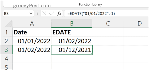 如何在 Excel 中将月份添加到日期
