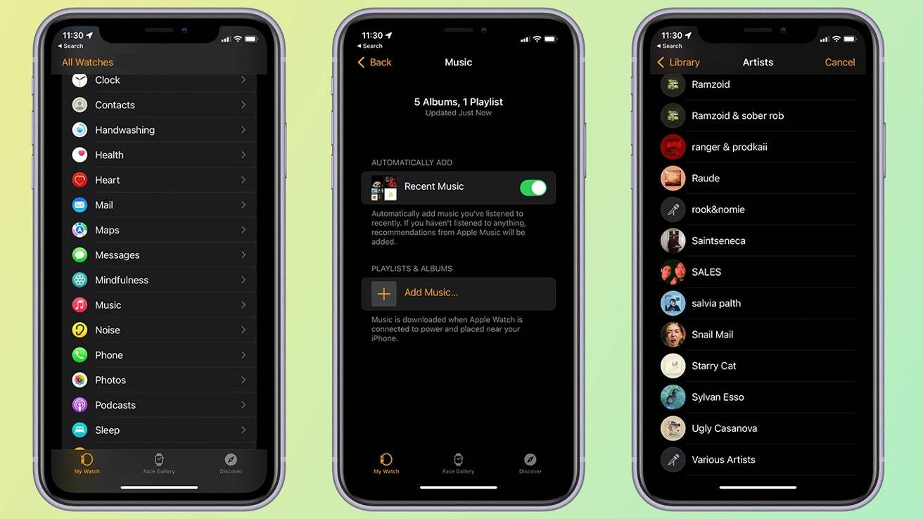 如何在 watchOS 8 的 Apple Watch 上播放和分享 Apple Music