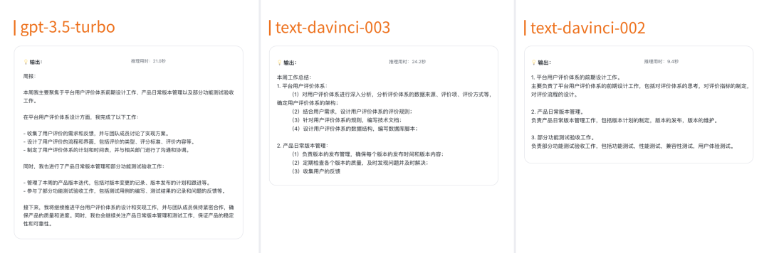实测 | GPT 3.5系列模型选择指南：面试、英文邮件、直播、周报、简历5个场景下性价比如何？