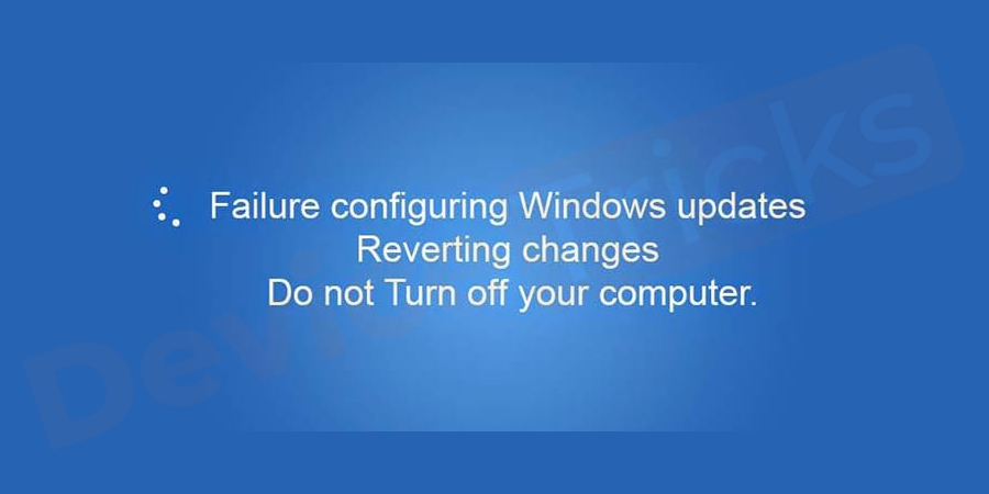 如何修复配置 Windows 更新还原更改错误的失败?