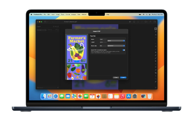 Pixelmator Pro 3.4版发布:全新升级PDF编辑功能
