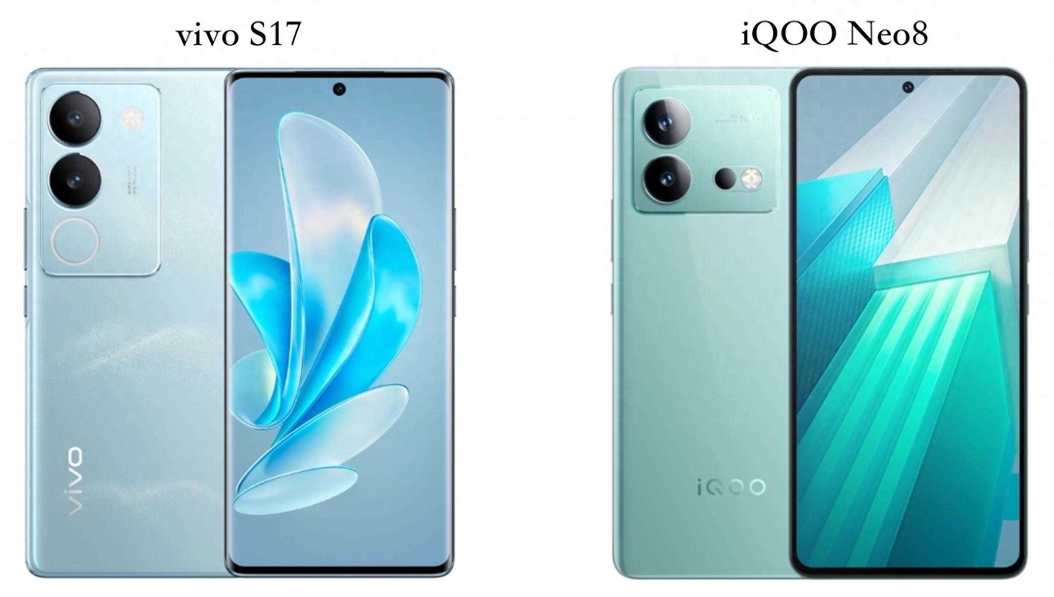 vivoS17与iQOONeo8参数对比?选择哪个比较合适