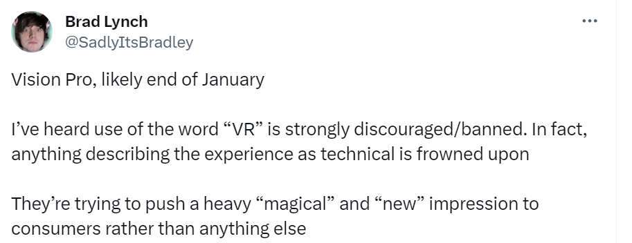 规定:员工在Vision Pro介绍中不得使用“VR”词汇,苹果岗前培训强调此点