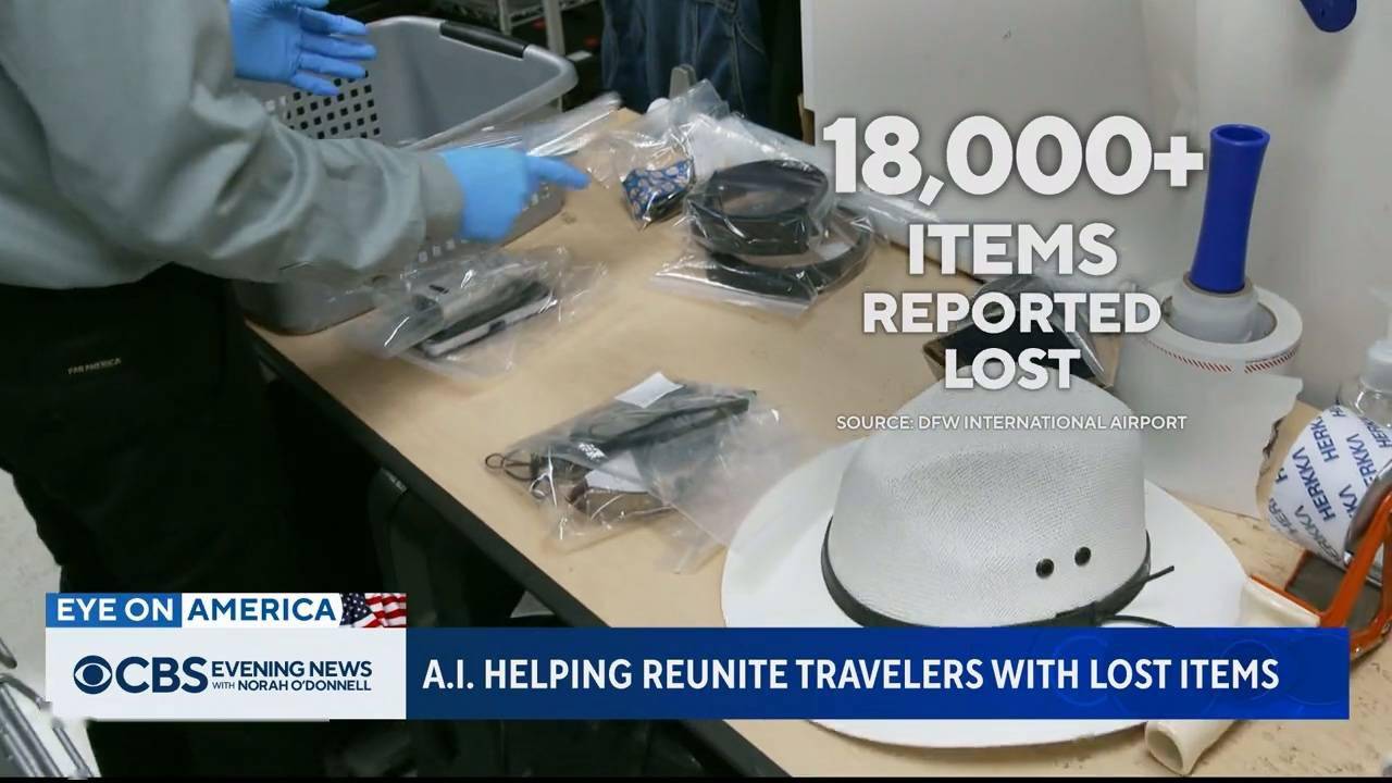 机场利用人工智能提升失物招领效率:每年登记1.8万件物品,90%成功归还