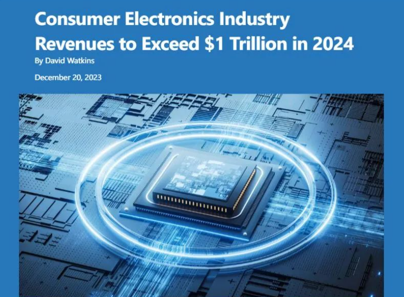TechInsights:2024年消费电子市场预计达到超过1万亿美元的收入