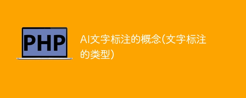 不同类型的AI文字标注