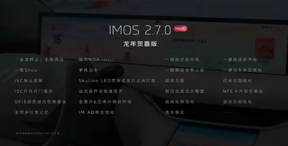 智己汽车发布IMOS2.7.0龙年贺喜版OTA，城市NOA功能独具特色
