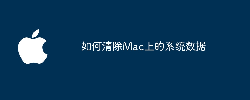 有效的方法来清理Mac系统数据