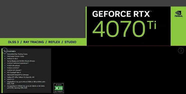 rtx4070ti的发布日期