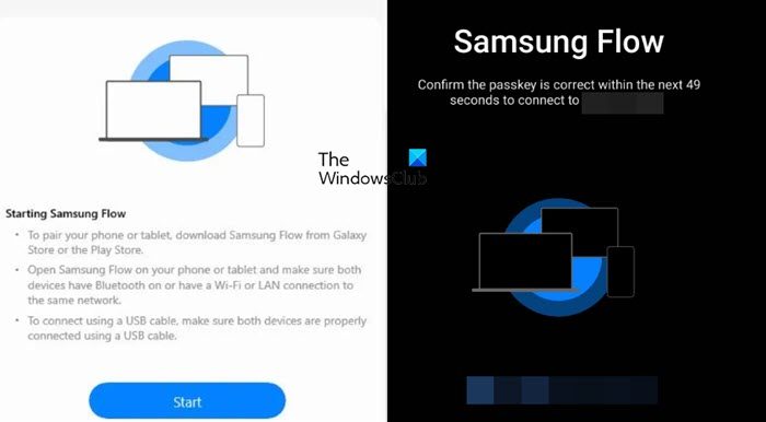 使用Samsung Flow在Windows PC上进行操作