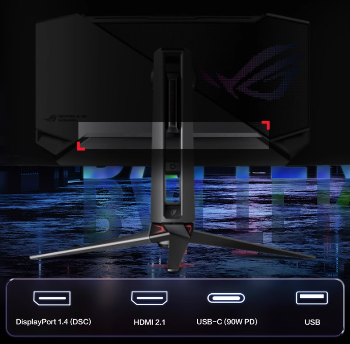 ROG PG34WCDM OLED 显示器上市:34 英寸 240Hz 曲面屏,9999 元