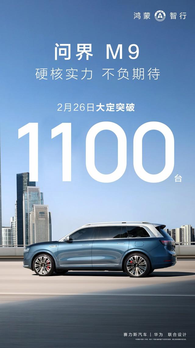 一天内突破1100台订单,正式启动大规模交付阶段
