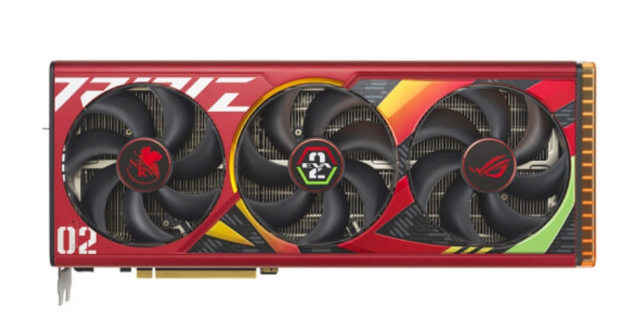 华硕ROG STRIX RTX 4090 EVA-02显卡:精致细节,出色散热