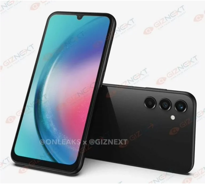 曝光高清渲染图,展现三星Galaxy A25 5G手机独特设计