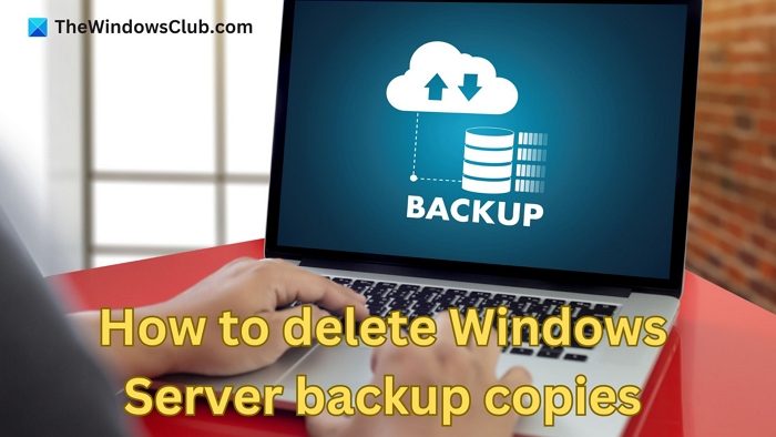 删除Windows服务器备份副本的步骤