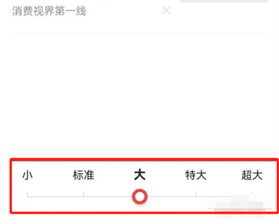 闪电搜索如何放大字体