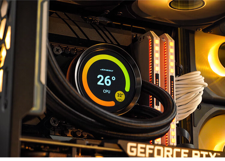 乔思伯推出 TF2-360SC 屏显一体式水冷散热器,699 元