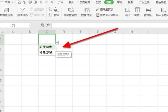 excel输入文字弹出选项卡怎么设置？设置输入自动弹出选择的方法