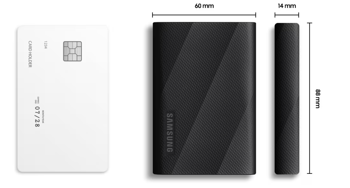 三星 T9 移动硬盘国行“星际灰”款明日上市:USB 3.2 Gen 2x2、读写速度 2000 MB/s,1059 元起