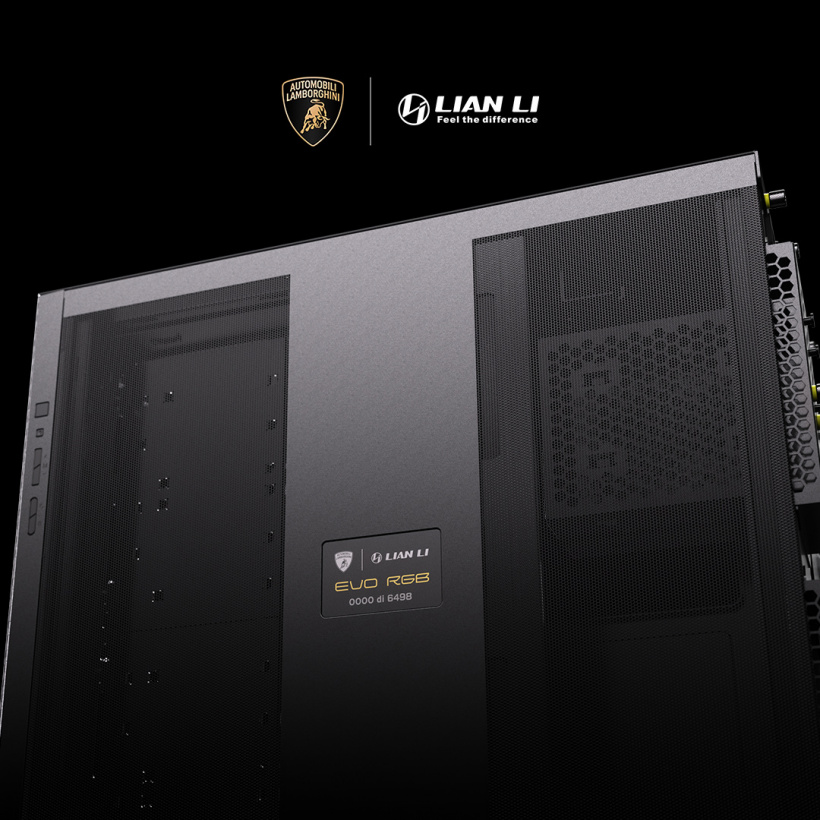 联力将推出兰博基尼联名版 O11D EVO RGB 机箱,搭载碳纤维饰板
