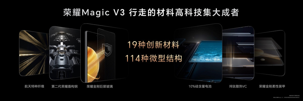 荣耀Magic V3折叠屏手机正式发布,8999元起