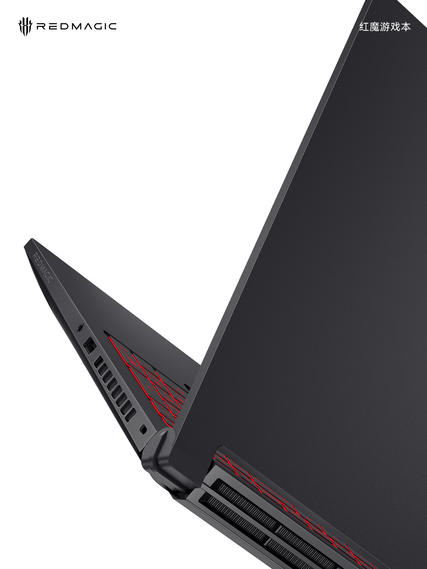 红魔游戏本 16 Pro 官方渲染图公布:黑白双色、RGB 背光键盘