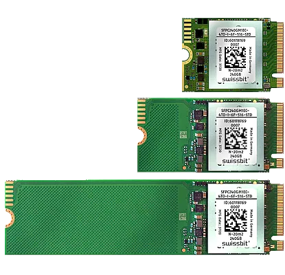包含 BGA 封装和 pSLC 闪存型号，Swissbit 推出多款边缘用固态硬盘