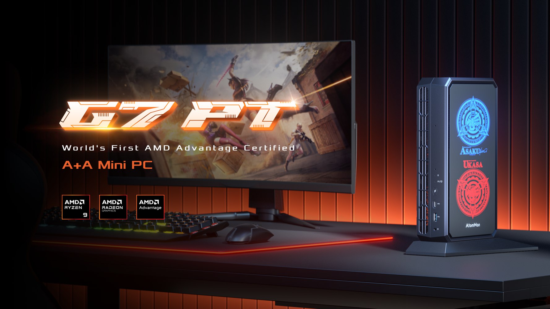 铭凡预热原子侠 G7 Platinum 迷你主机:R9-7945HX + RX 7600M XT、205W 整机性能释放