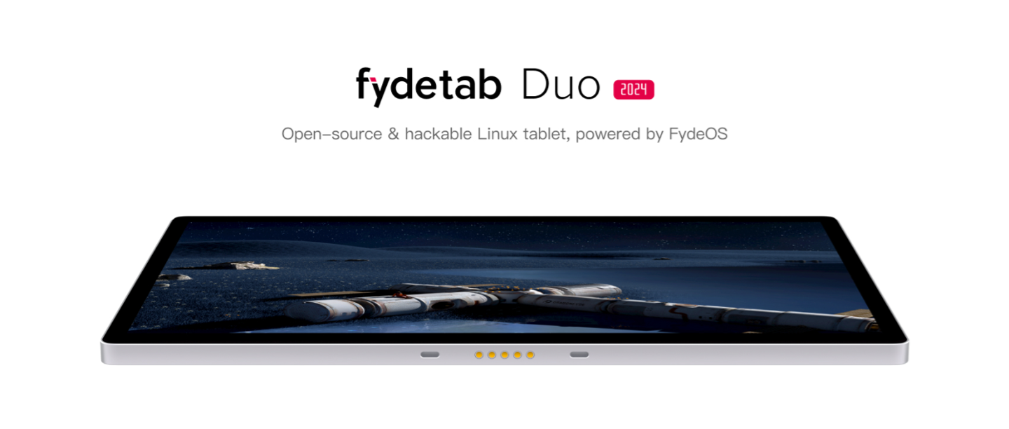 全球首款消费级 Chromium OS 平板电脑 Fydetab Duo 上市:RK3588S,售价 4688 元
