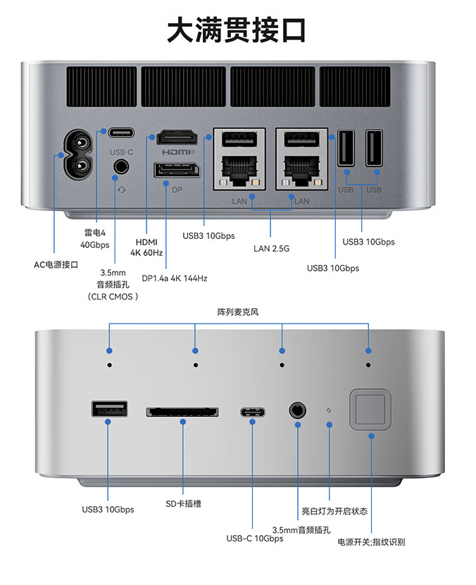 零刻 GTi12 UItra 迷你主机开售:i9-12900H + 双 2.5G 网口,2599 元起