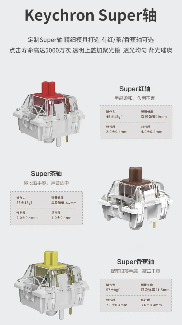 Keychron 推出 K8 Max 三模机械键盘:TKL 配列、搭 Super 红 / 茶 / 香蕉轴