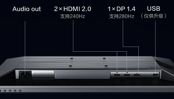 雷神 ZF25F240L 24.5 英寸显示器上架:1080P 280Hz,1199 元