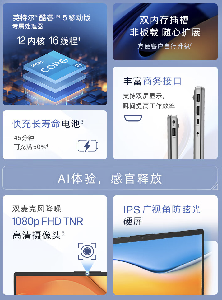 惠普锐 14 酷睿版笔记本上架开售:i5-1340P + 512GB 存储空间,3299 元起