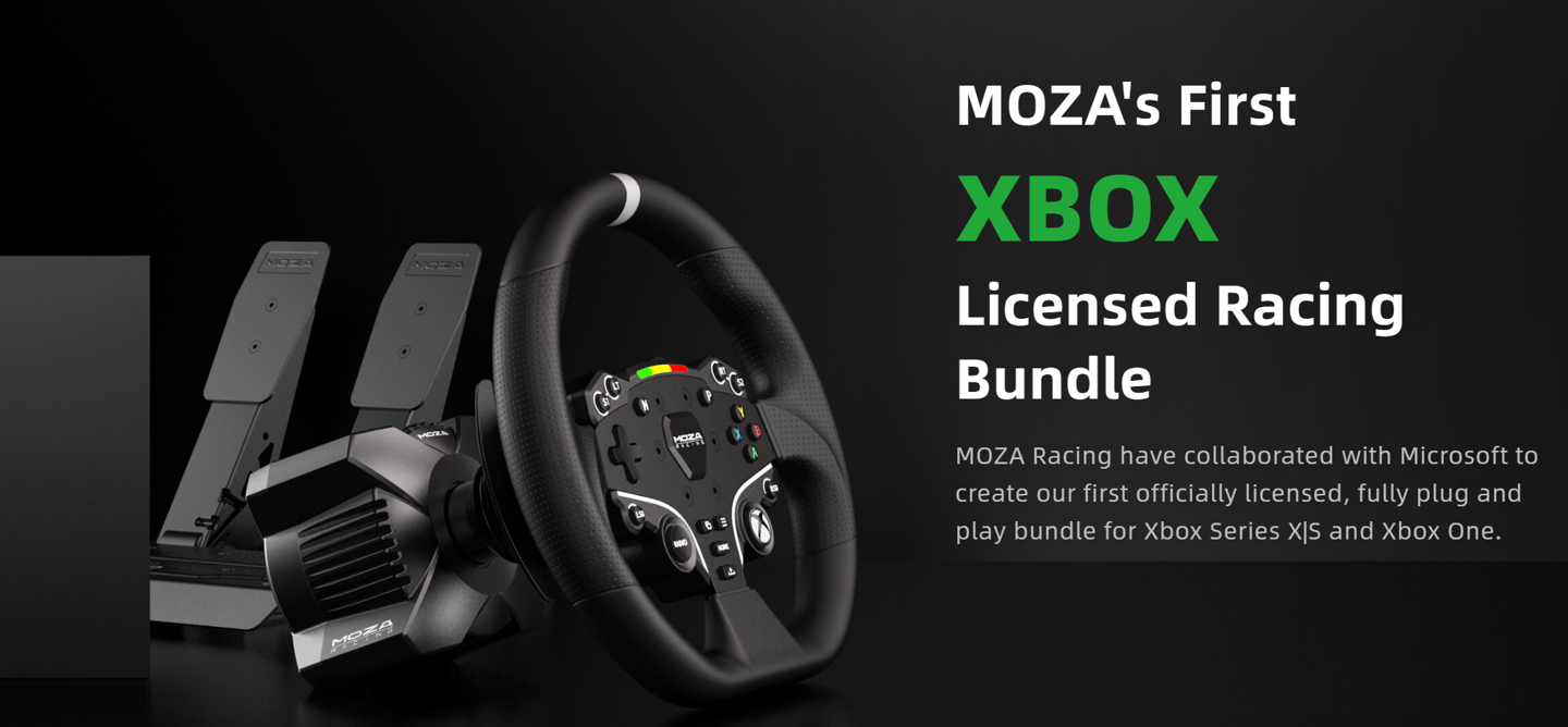 MOZA R3 伺服直驱赛车模拟器套装 5 月 17 日发布:Xbox 官方授权、3.9 牛米扭矩