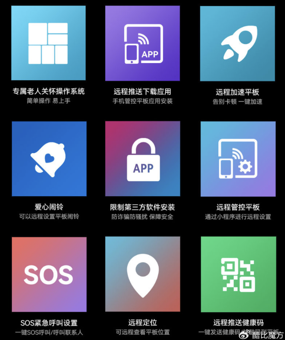 酷比魔方掌玩 mini 2 Wi-Fi 版平板“教育 / 老人版”开售:远程管控、内置同步课程,1079 元