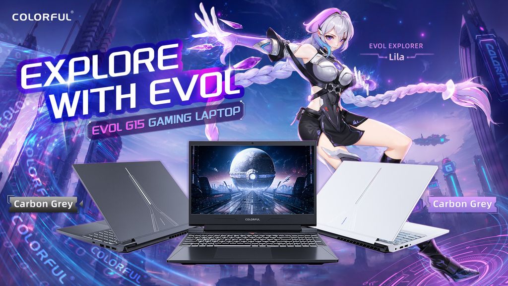 七彩虹推出 EVOL G 系列游戏本:i7-13620H 处理器 + RTX 4060 显卡