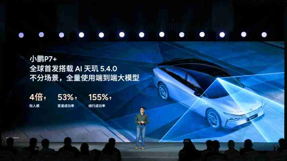 云端大模型加持、首发搭载AI天玑5.4.0，小鹏P7+将成30万内最强智驾轿车