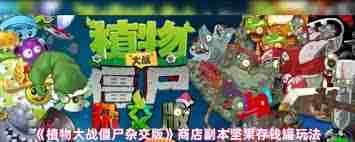 植物大战僵尸杂交版商店副本坚果存钱罐怎么通关