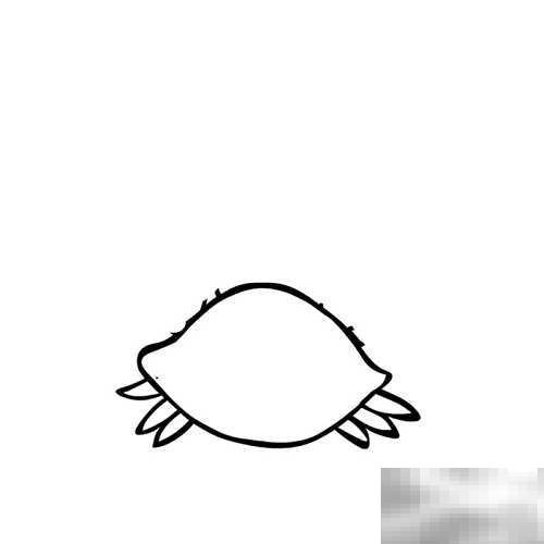 大眼睛螃蟹简笔画步骤教学