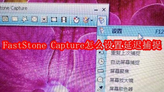 FastStone Capture延迟截图设置方法
