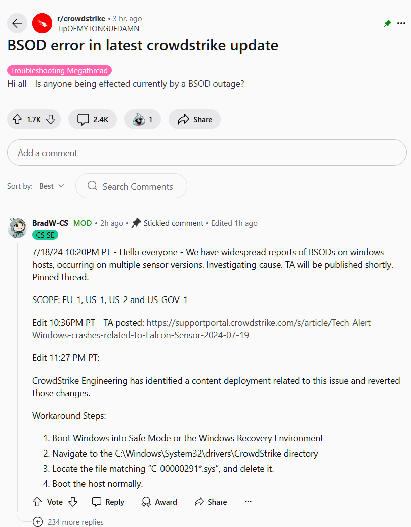 Windows 电脑蓝屏临时解决方案