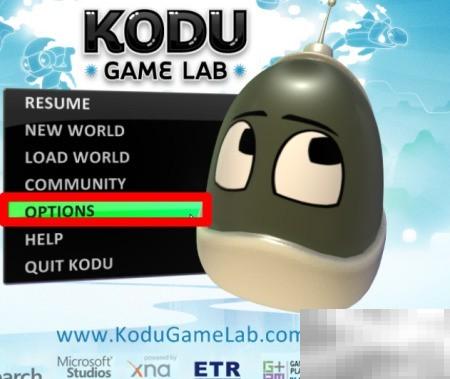 Kodu Game Lab切换语言教程
