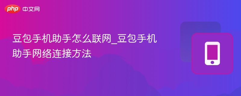 豆包手机助手如何联网?网络连接方法详解
